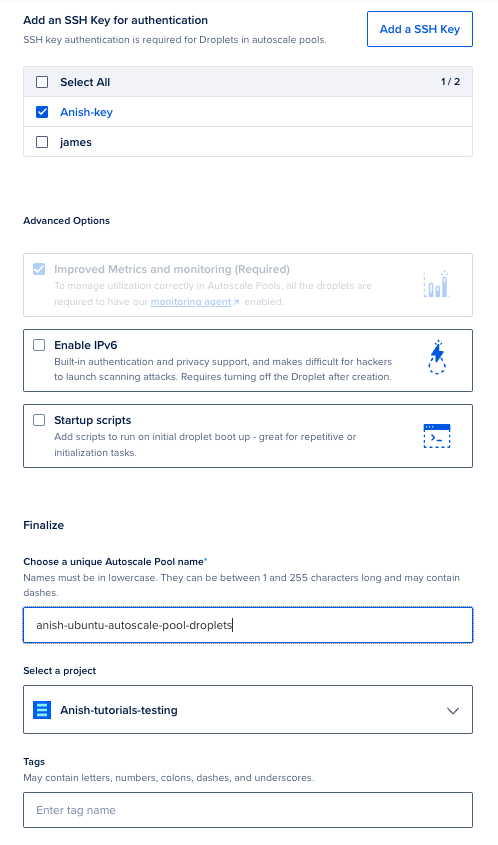 Choose authentication method